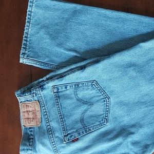 Levi's men's 505 regular fit W34 L30 jeans used